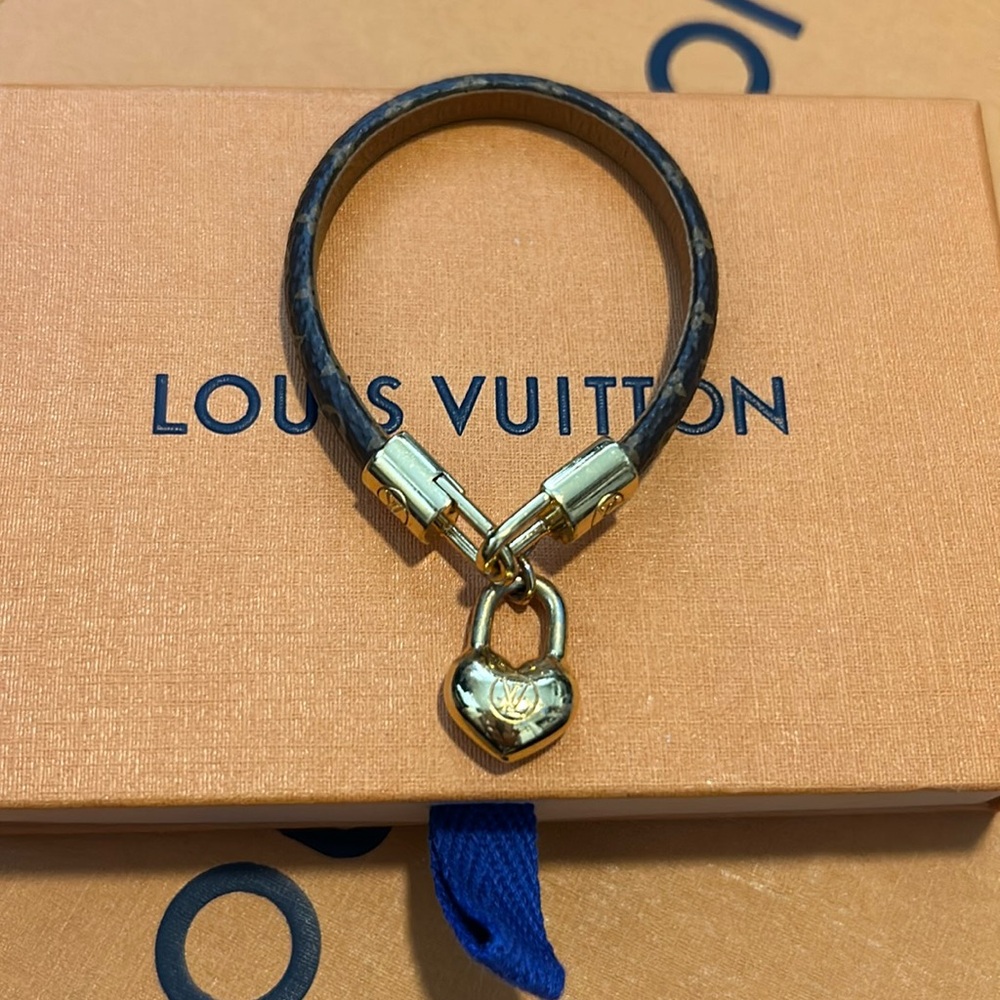Louis Vuitton Crazy In Lock charm bracelet